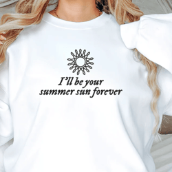 forever winter red ts embroidered sweatshirt