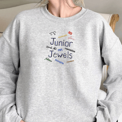 junior jewels you belong with me ts embroidered sweatshirt hoodie