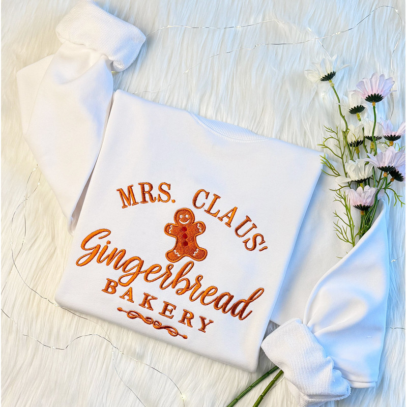 Mrs. Claus Gingerbread Embroidered Sweatshirt  Christmas Cookie Embroidered Hoodie  Funny Christmas Sweater  Crew Neck Sweatshirt.jpg