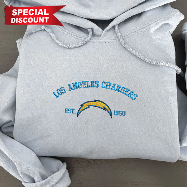 Vintage Los Angeles Chargers 1960 Embroidered Unisex Shirt, Chargers NFL, Football, NFL Embroidery Hoodie, NFL SweatShirt.jpg