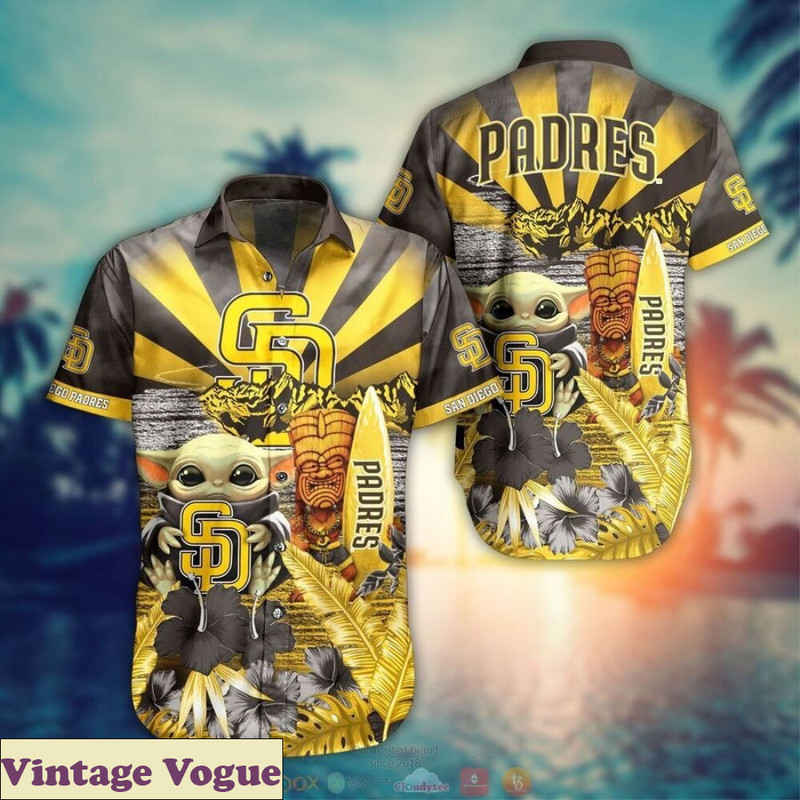Baby Yoda San Diego Padres Hawaiian Shirt - Padres Hawaiian Shirt.jpg