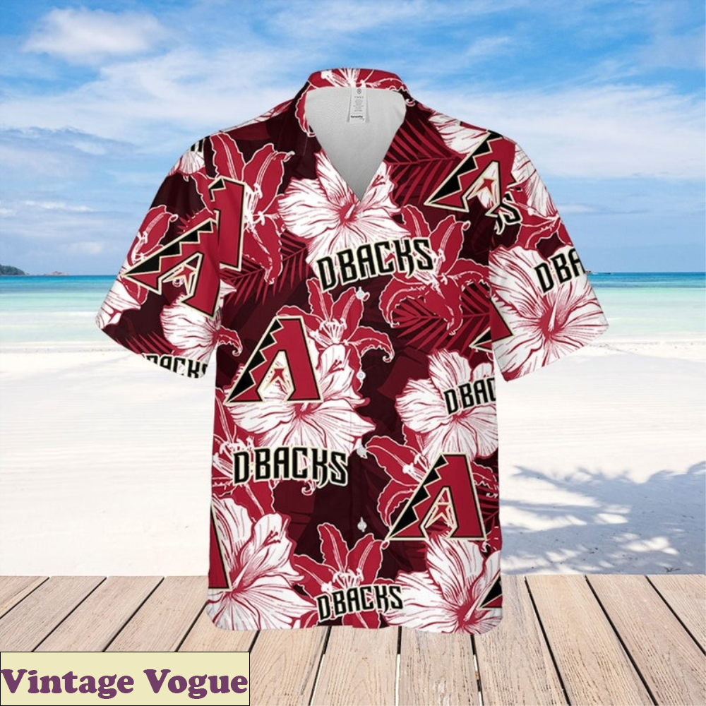 Diamondbacks Hibiscus Pattern Flowers Red MLB Hawaiian Shirt.jpg