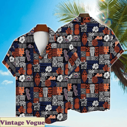 major league baseball 3d print mets aloha shirt for men
