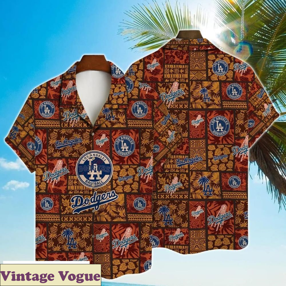 Major League Baseball LA Dodgers Hawaiian Shirt With 3D Printed Design.jpg