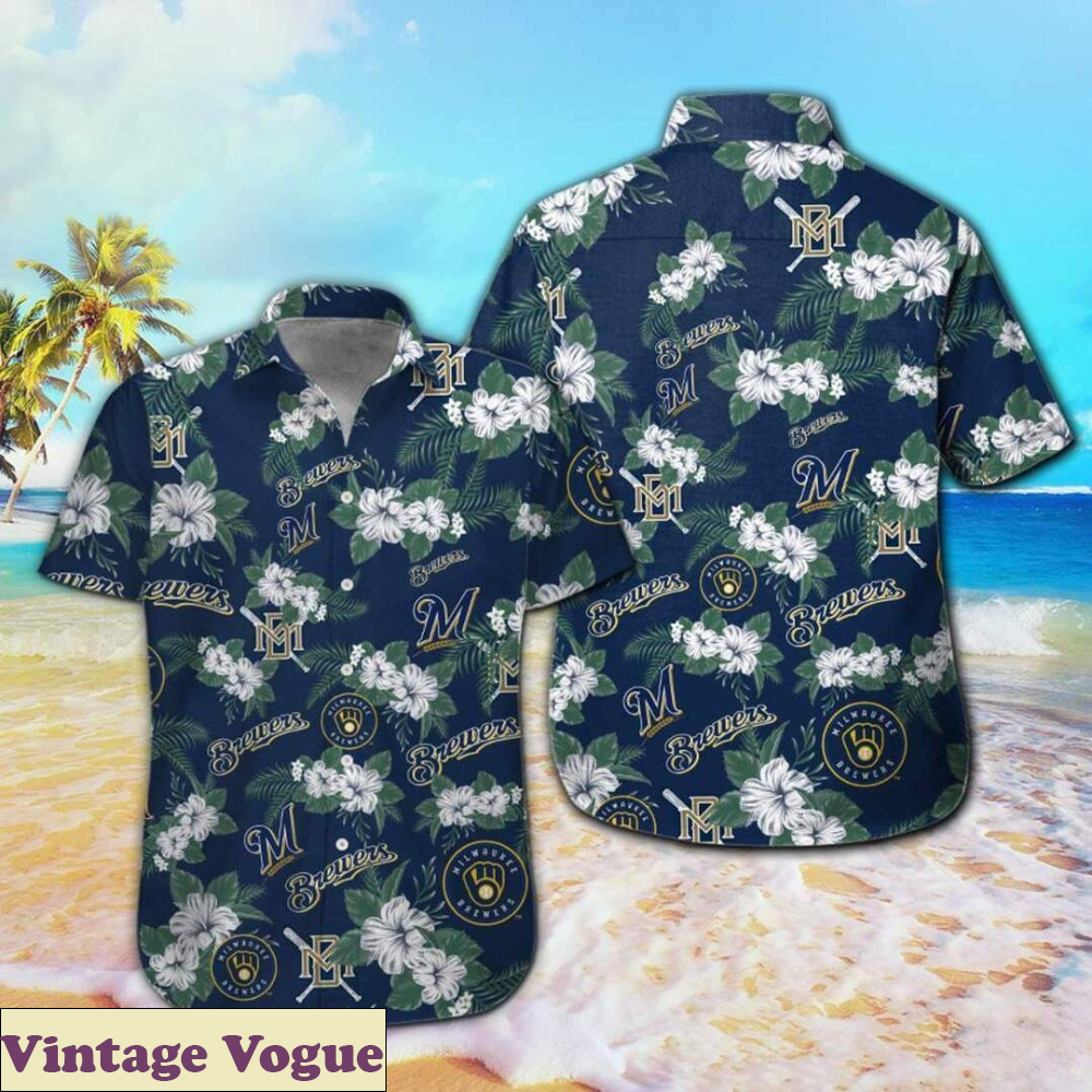 Milwaukee Brewers Baseball Hawaiian Shirt Aloha Beach Summert - Brewers Hawaiian Shirt.jpg