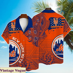 mets aloha shirt major league baseball 3d print