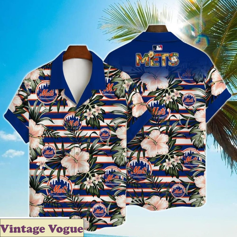New York Mets Major League Baseball 2023 Hawaiian Shirt For True Fans, New York Mets Hawaiian Shirt.jpg