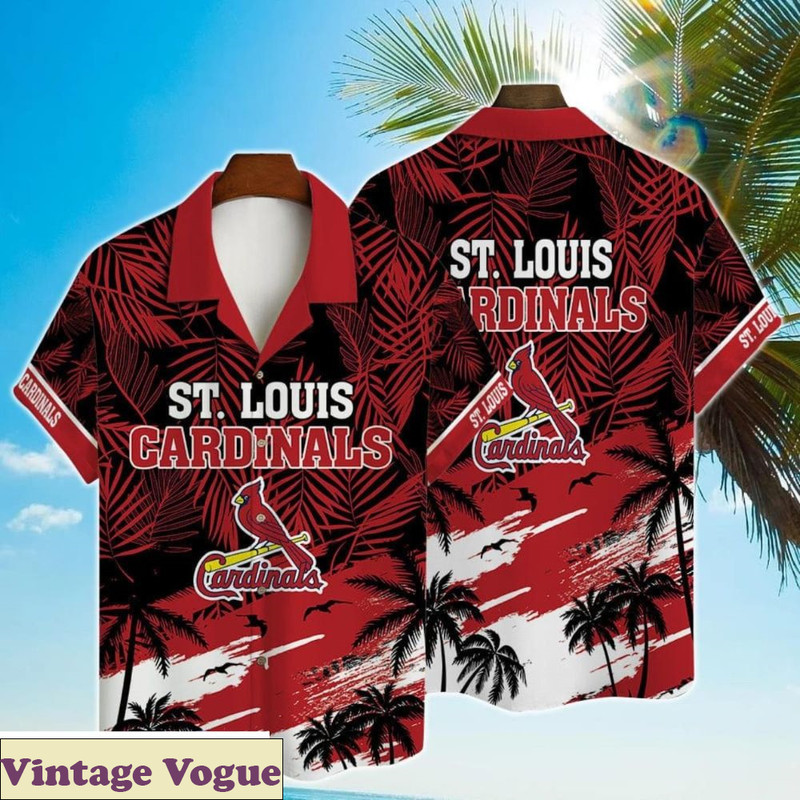 St Louis Cardinals Major League Baseball Aloha 3D Print Hawaiian Shirt, Cardinals Hawaiian Shirt.jpg
