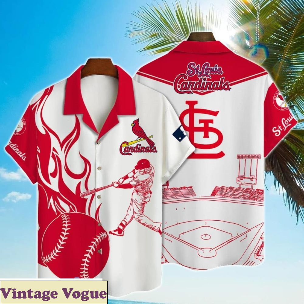 St Louis Cardinals Major League Baseball Cool Hawaiian Shirt, Cardinals Hawaiian Shirt.jpg