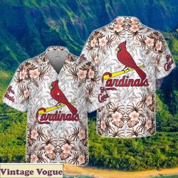 st louis cardinals baseball aloha shirt, cardinals aloha shirt