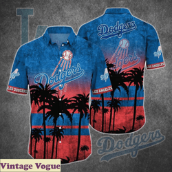 summer vibes la dodgers aloha shirt gift for beach trip