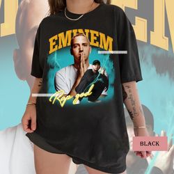 eminem slim shady 90s rap shirt, rapper album vintage y2k t-shirt, retro unisex shirt