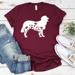 golden retriever flower shirt, golden retriever mom, golden retriever shirt