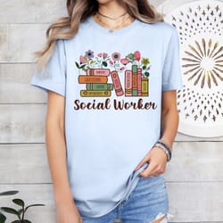 retro social worker t-shirt, future healthcare social worker gift, social worker student graduation