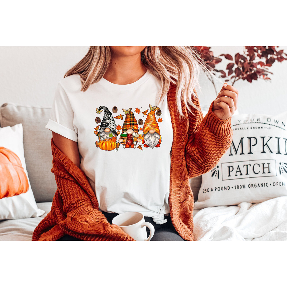 Thanksgiving Gnome SweatShirt, Gnome Shirt, Pumpkin Shirt, Cute Thanksgiving Tee, Happy Thanksgiving Shirt, Hello Fall, Thanksgiving Gift.jpg