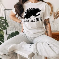 godzilla t shirt, godzilla japanese shirt, gojira t shirt