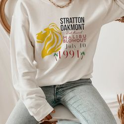 stratton oakmont malibu 1991 blowout wolf of wall street unisex t-shirt