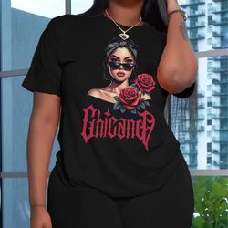 old school pride chicana mexicana latina t-shirt, chicano lowrider art graphic tee shirt, chola girl