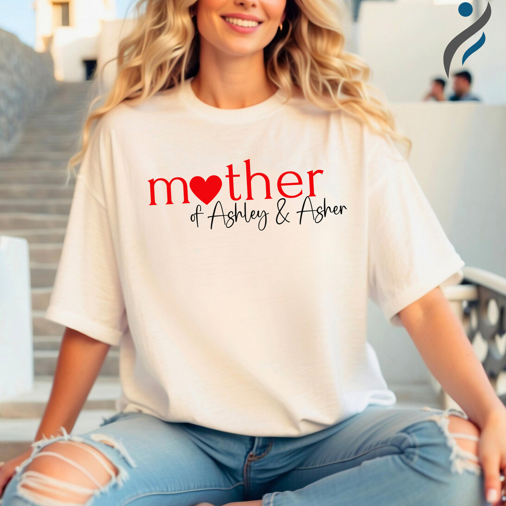 Personalized Mom Shirt With Kids Names, Mothers Day Gift, Custom Mama Tee With Kids Name, Mothers Day Shirt, Mama T-Shirt, Mom Birthday Gift.jpg