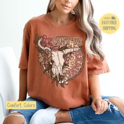 cant be tamed, western graphic tee, boho shirt