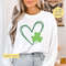 Doodle Heart Clover, St. Patrick's Day Graphic Tee, St. Patty Sweatshirt, Shamrock, Cute, Trendy, Plus Size, Pinch Free, Comfort Colors.jpg