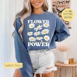 flower power shirt, daisy tshirt, retro tee shirt