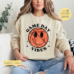 Game Day Vibes T-shirt, Basketball Tshirt, Cute Basketball Shirt