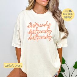 Just Peachy Shirt, Vintage Peachy T-shirt, Georgia Peach T-shirt
