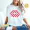 Retro Valentines Shirt, Checkered Lips TShirt, Distressed Lips Sweatshirt, Comfort Colors Shirt, Checkered Lips Sweatshirt, Gift for Her Tee.jpg