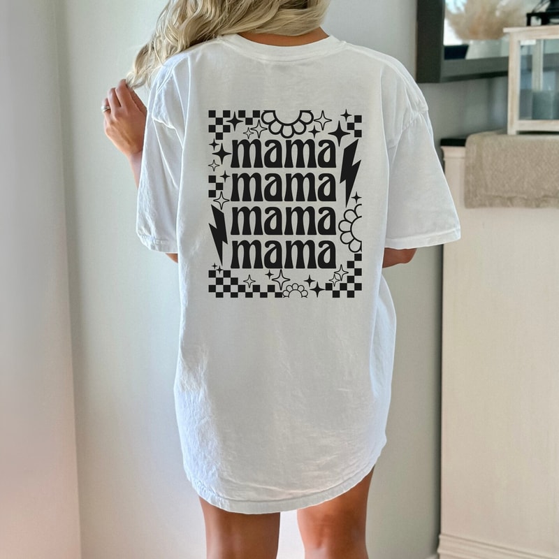 Comfort Color Mama Shirt Mama Retro Shirt, Mommy Shirt, Mama T-Shirt, Cute Mom Shirt, Mother's Day Gift, Mom Life Shirt, Mama Shirt.jpg