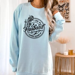 i love my husband but sometimes i wanna square up t-shirt, funny wife shirt, sarcasm sweater