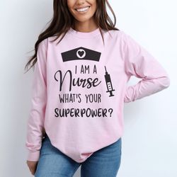 im a nurse whats your superpower nurse shirt, essential nurse shirt, nurse heartbeat shirt