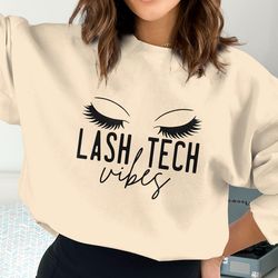 lash tech t-shirt, lash tech gift, lash tech sweater