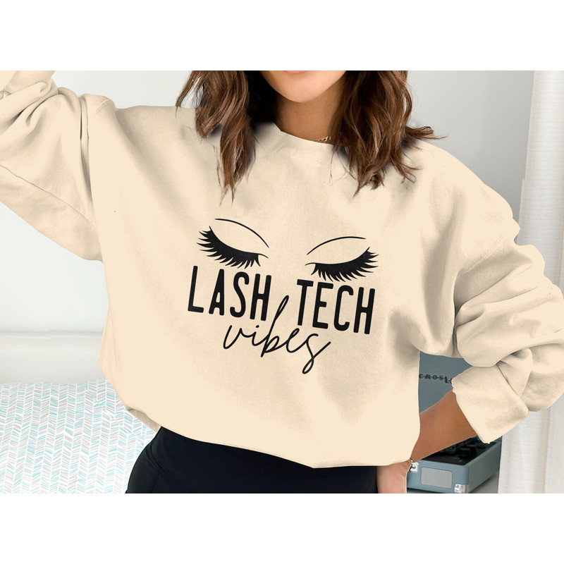 Lash Tech Sweatshirt, Lash Tech Gift, Lash Tech Sweater, Lash Tech Crewneck, Womens Lash Tech Shirts, Lash Gifts.jpg