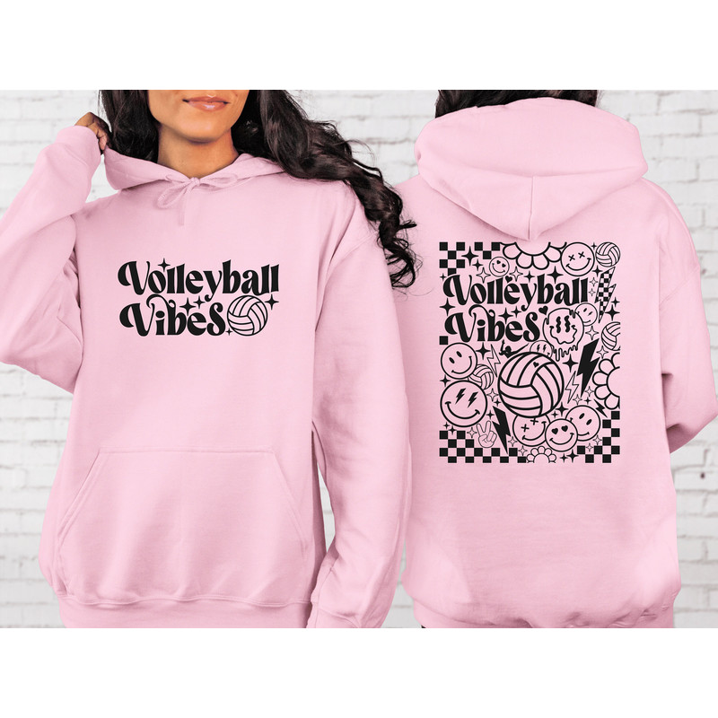 Volleyball Vibes Sweatshirt, Women's Volleyball Sweatshirt, Sunday Sweatshirt, Volleyball Sweatshirt for Women, Volleyball Sweatshirt, Gift.jpg