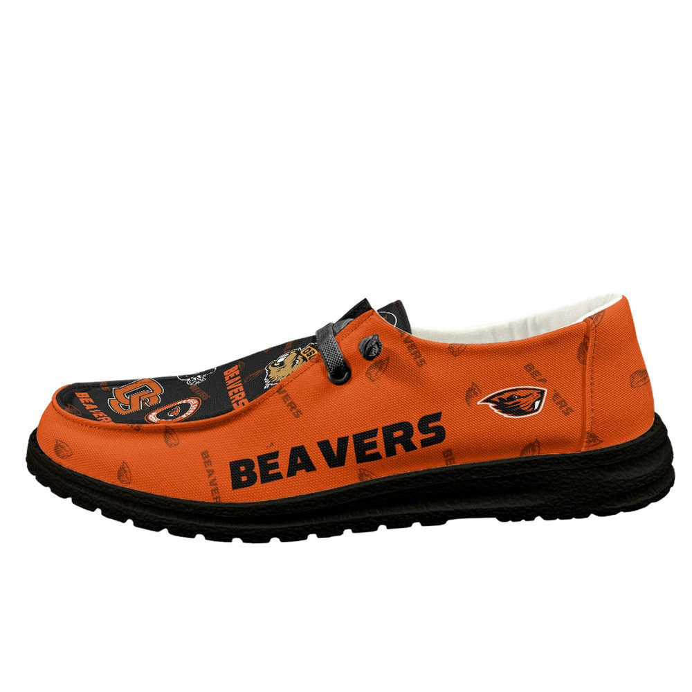 Oregon State Beavers Loafer Shoes, Customize Your Name Oregon State Beavers NCAA Loafer Shoes For Men Women