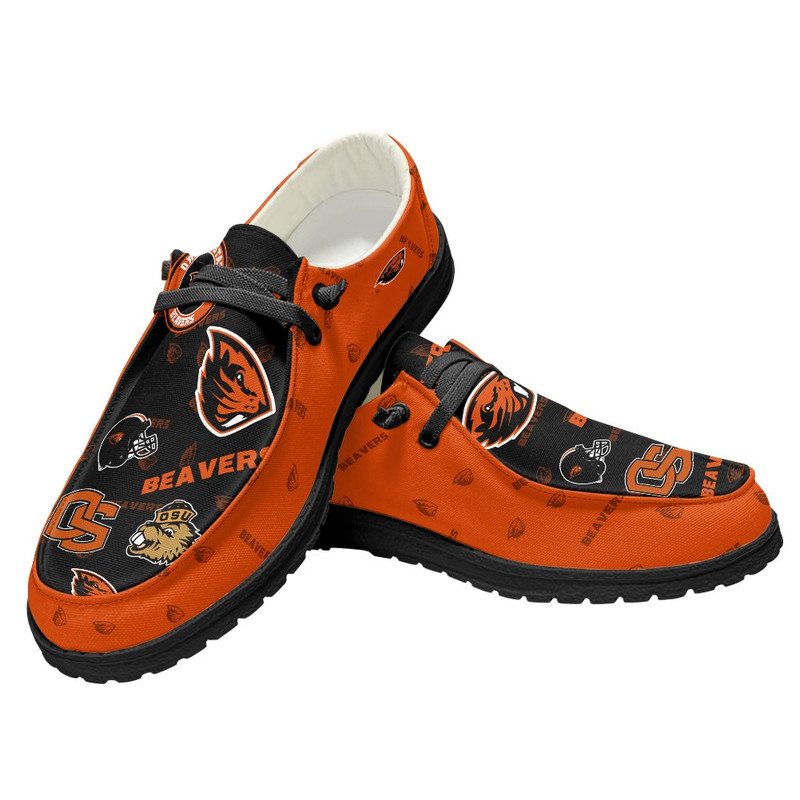 Oregon State Beavers Loafer Shoes, Customize Your Name Oregon State Beavers NCAA Loafer Shoes For Men Women
