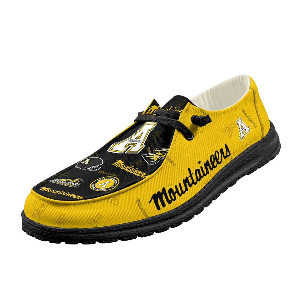 Appalachian State Mountaine Loafer Shoes, Customize Appalachian State Mountaineers NCAA Loafer Shoes For Men Women