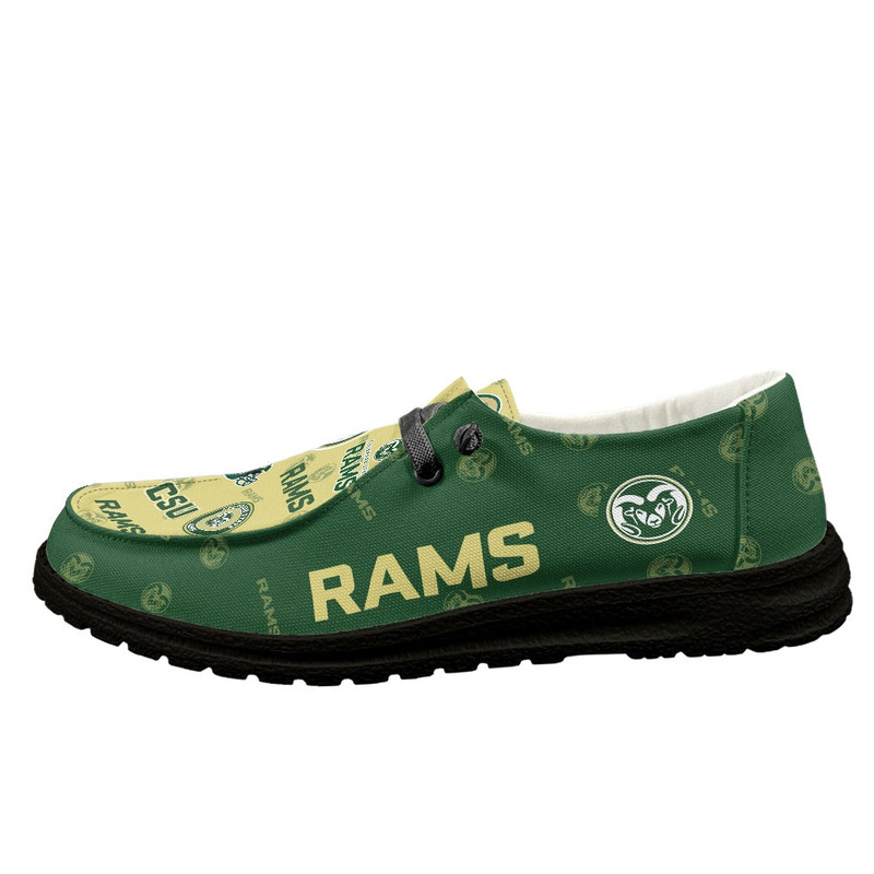 Colorado State Rams Loafer Shoes, Customize Your Name Colorado State Rams Loafer Shoes For Men Women, NCAA Loafer Shoes