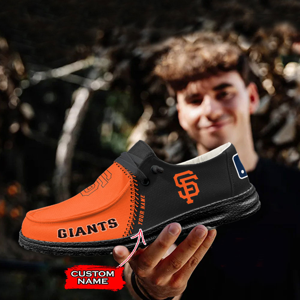 San Francisco Giants Loafer Shoes, Customize Your Name San Francisco Giants Loafer Shoes For Men Women, MLB Loafer Shoes