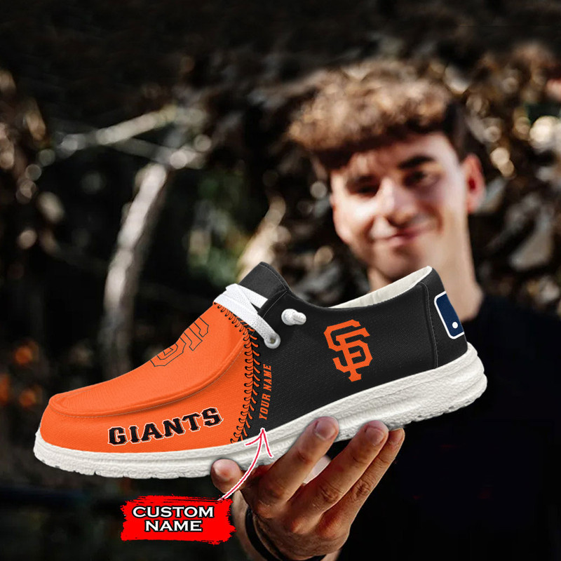 San Francisco Giants Loafer Shoes, Customize Your Name San Francisco Giants Loafer Shoes For Men Women, MLB Loafer Shoes