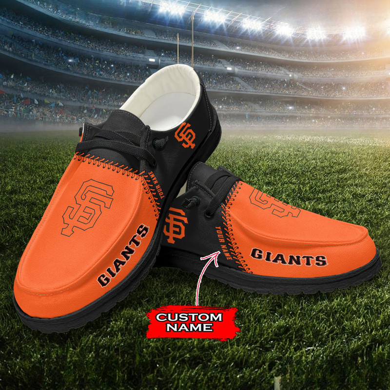 San Francisco Giants Loafer Shoes, Customize Your Name San Francisco Giants Loafer Shoes For Men Women, MLB Loafer Shoes