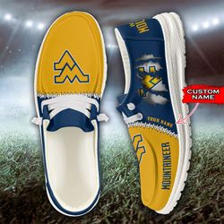 west virginia mountaineers loafer shoes, customize your name west virginia mountaineers ncaa loafer shoes for men women