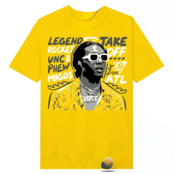 jordan 4 lightning shirts sneaker match yellow takeoff tribute, graphic sneakers tee, jordan shirt, basketball shirt