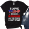 I Love Trump Because He Pisses Off All The People I Can't Stand Shirt Funny Trump Shirt Gift For Trump Supporters Vote
