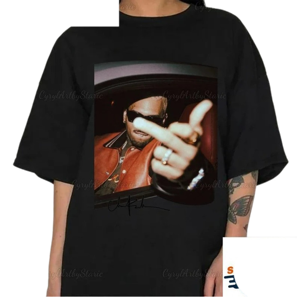 Vintage Chris Brown T-Shirt, Chris Brown Tee, Bootleg Hip Hop Shirt,Chris Brown Homage 90s Graphic Tee, Chris Brown 11:1