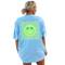 Neon Palm Tree Smily Shirt Coconut girl clothes preppy summer oversized beach tee VSCO girl aesthetic shirt for teens