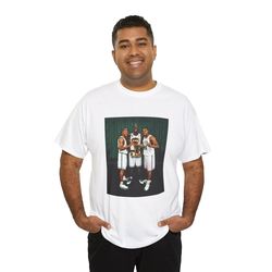 the big three paul pierce kevin garnett ray allen boston celtics 2008 nba championship unisex heavy cotton tee shirt