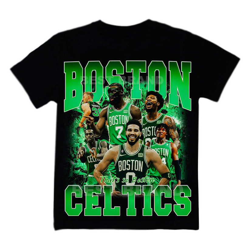 Jayson Tatum Shirt, Jaylen Brown Shirt, Boston Celtics NBA Championship Merch Shirt Gift, 2024 The Final Celtics Shirt 1