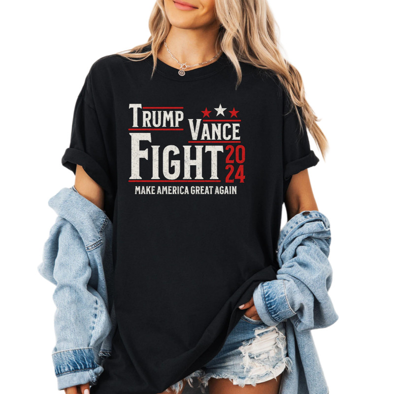 Trump Vance 2024 Election Shirt, Comfort Colors, Trump Shirt, Trump 2024 Election Shirt, Vance VP Shirt, President Trump